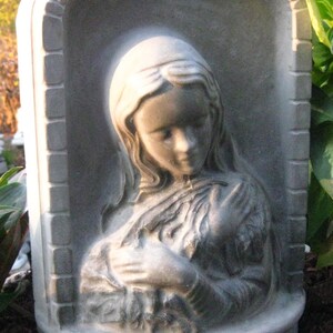 Concrete MARY Statue | Etsy