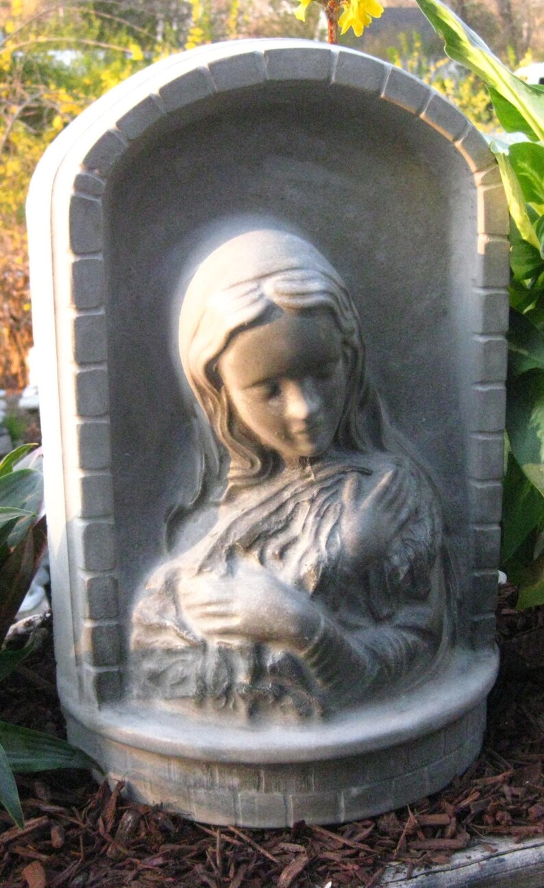 Concrete MARY Statue | Etsy