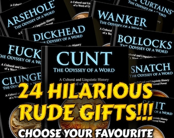 Rude Gifts, Gag Gifts, Inappropriate Gift, Offensive Gifts, Funny Adult Humour Book, Birthday Gift for Him Her Wife Husband Men Women