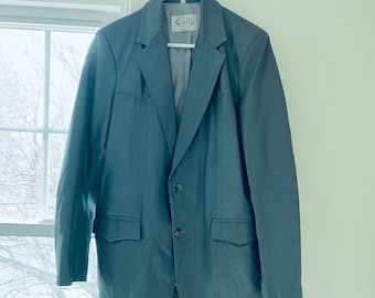 Leather Jacket by Scully, Mens Size L, VFG, Made in Hong Kong