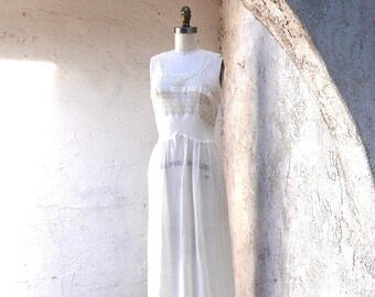 Vintage 1930s Nightgown, XX Small