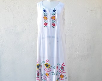 Painted Maxi Dress - Etsy