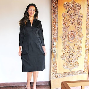 1950s Little Black Dress by New York Designer Nat Tuman