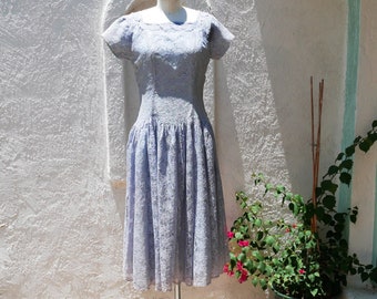 Gray Lace Dress, Size S