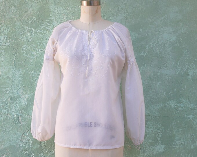 Peasant Blouse Made in Greece - Etsy