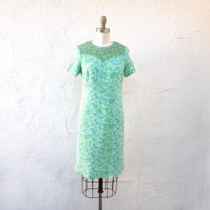 1960s Light Green Dress, Size S