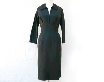 1950s Little Black Dress by New York Designer Nat Tuman