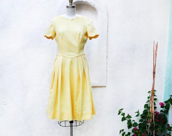 Wedding Guest Dress in Sunny Yellow
