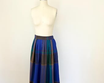 Jupe Liz Claiborne New York Ligne A Rayures Violette - Taille 14 - NEUVE Avec étiquettes