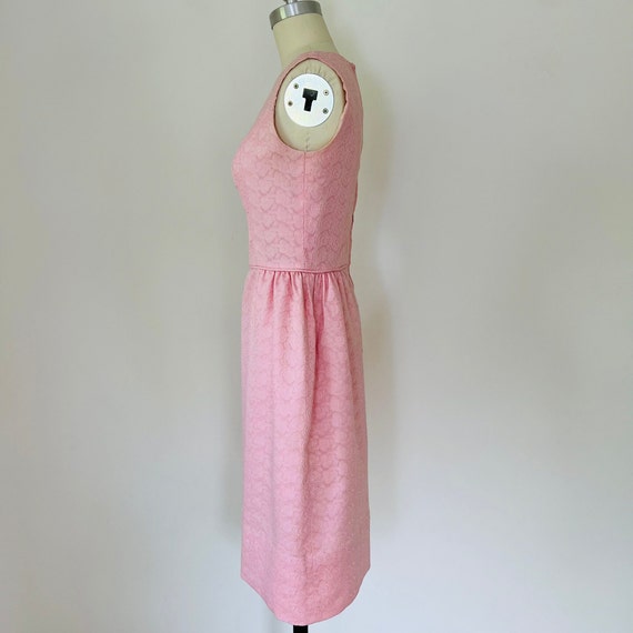 60s Pink Dress, Size S, VFG - image 3