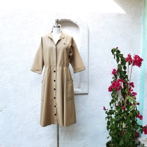 Cotton Shirt Dress, Size M, by Jack Needleman