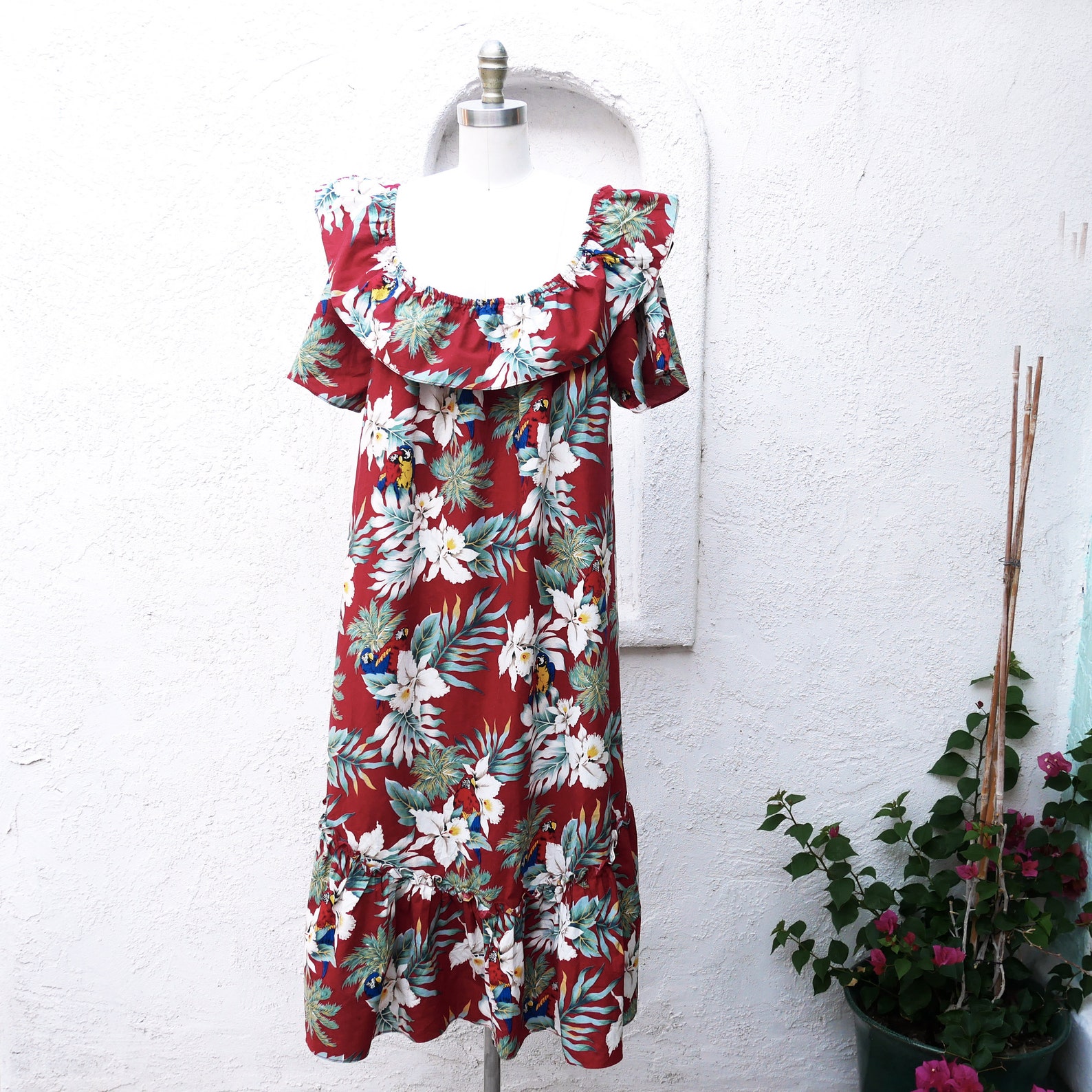 Mumu Dress Plus Size Made in Hawaii Island Wear Etsy