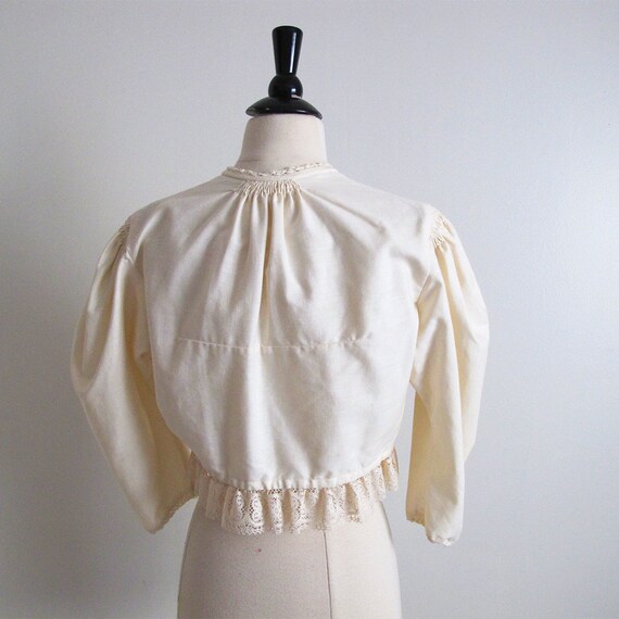 Antique Peasant Blouse, Size S - image 2