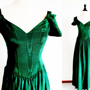 formal forest green dress