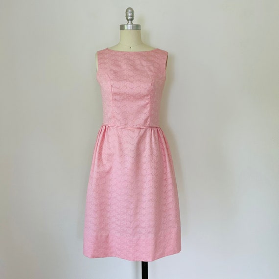 60s Pink Dress, Size S, VFG - image 1