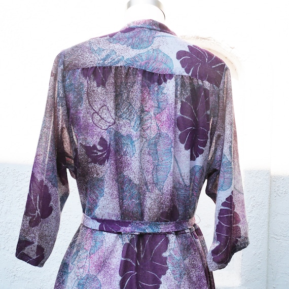 Leaf Print Dress - image 6