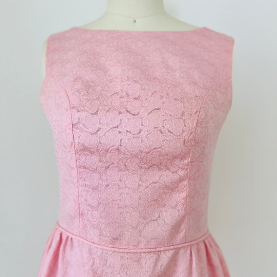 60s Pink Dress, Size S, VFG - image 2