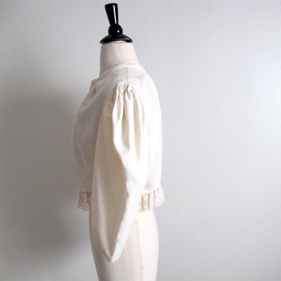 Antique Peasant Blouse, Size S - image 5
