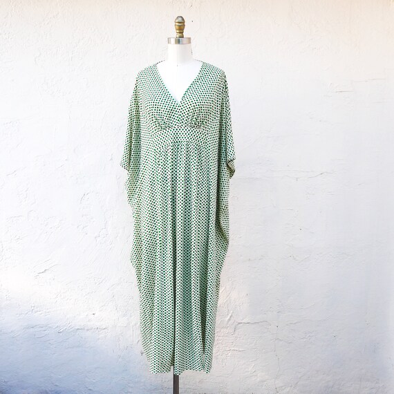 Vintage Kaftan, 1960s Loungewear, Boho Gown