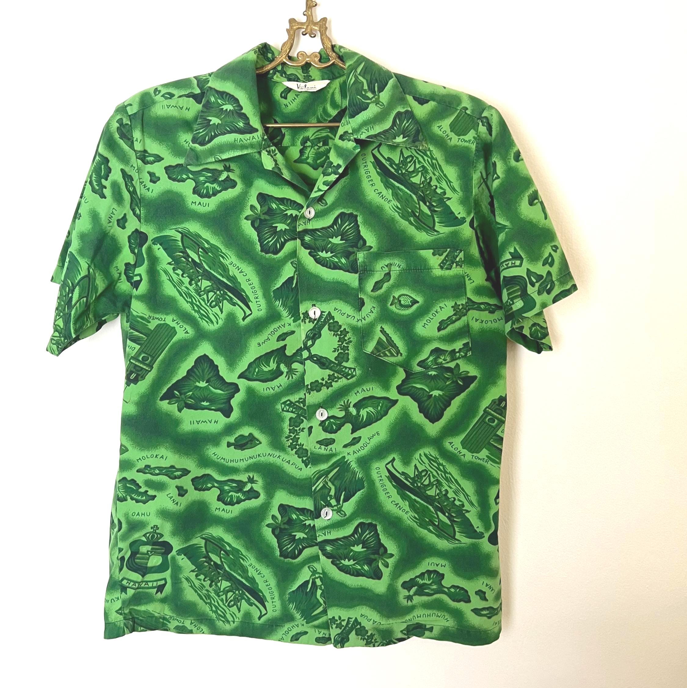 Alfred Shaheen Shirt - Etsy