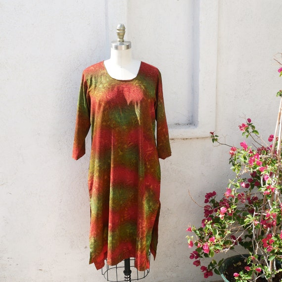 Loose Striped Tunic dress, Size M - image 1