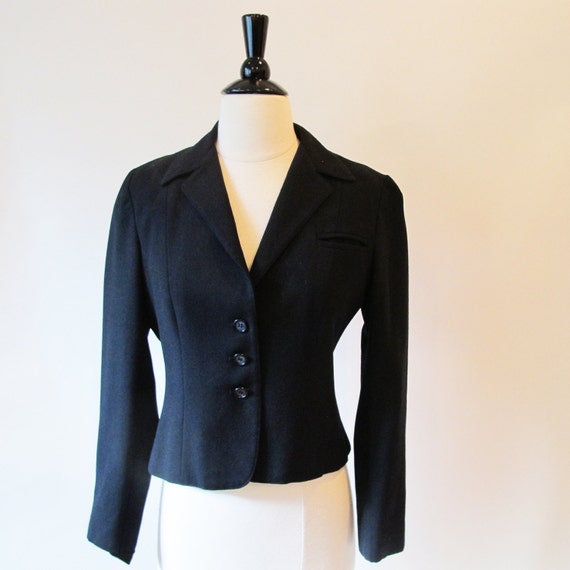 short black blazer