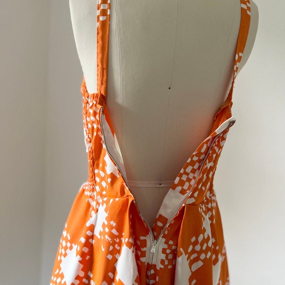 60s Playsuit, Size S, Tom Brigance, Skirted Swims… - image 5