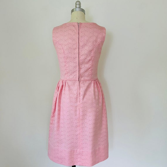 60s Pink Dress, Size S, VFG - image 4