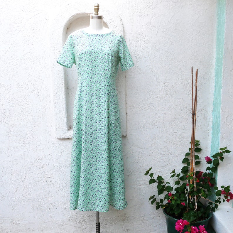 Long Mint Dress image 1