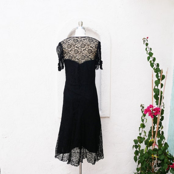 1920s Art Deco Dress, Size S - image 4