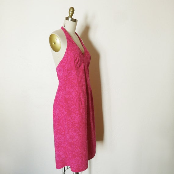 Pink Cotton Sleeveless Dress,Summer Dress - image 3