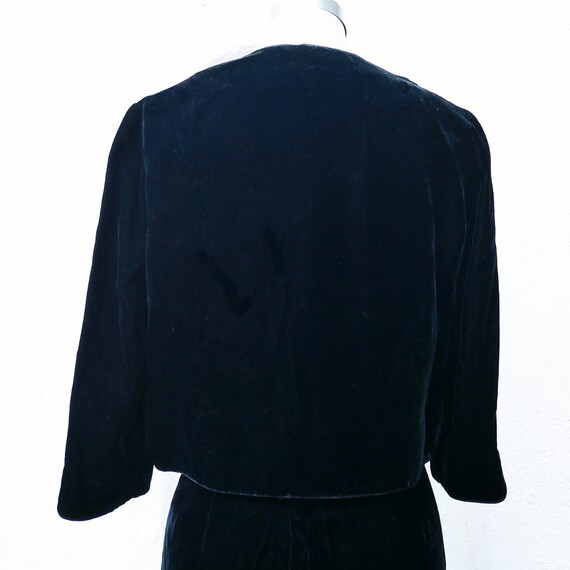 Black Velvet Suit, XS by Forever Young - image 7