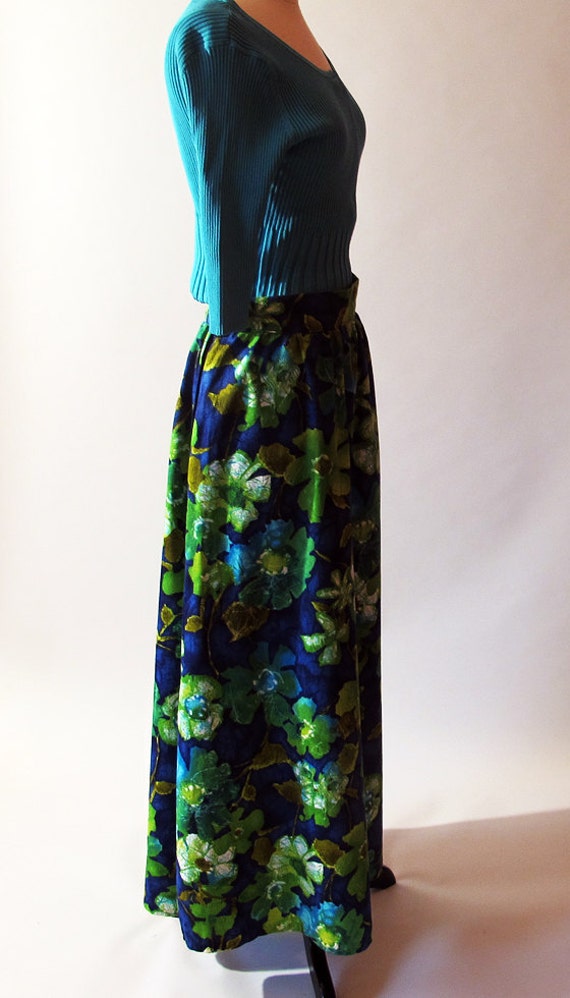 Cotton Maxi Skirt, Size S, VFG - image 1