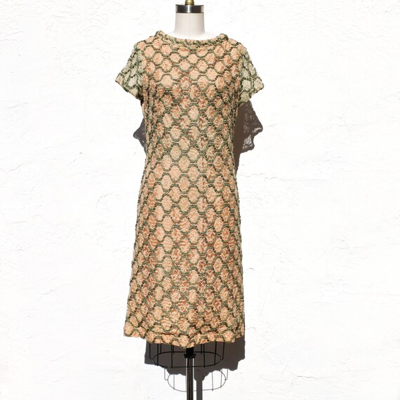 60s Lace Sheath Dress