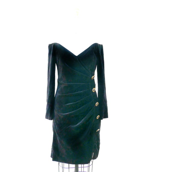Black Velvet 60s Dress