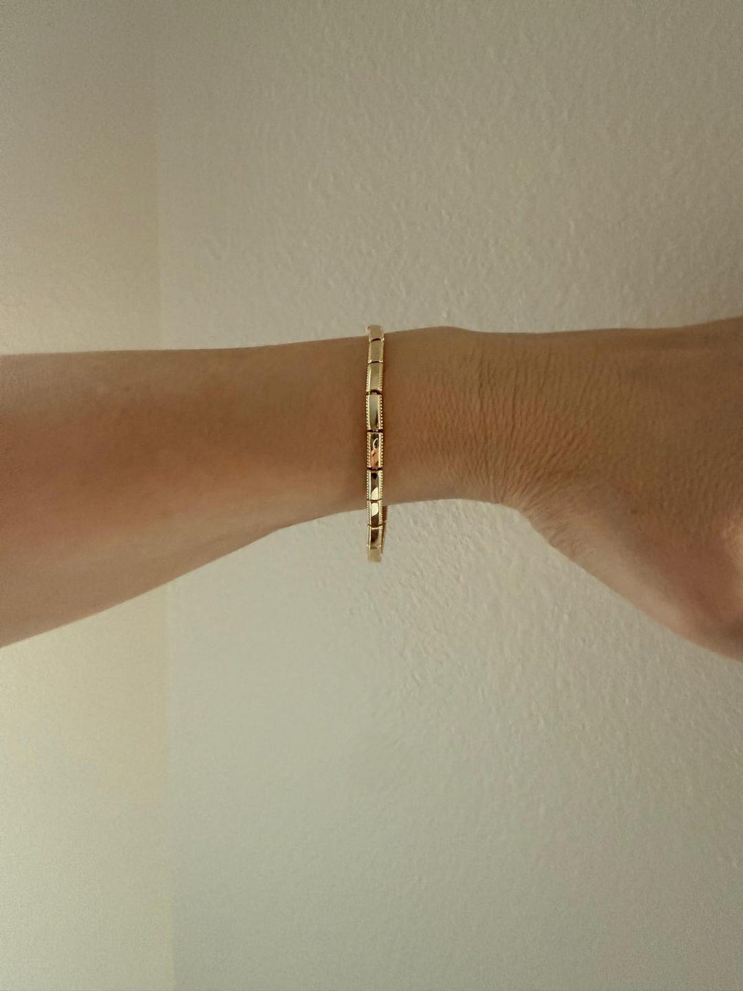 Rectangular Link Bracelet - Etsy