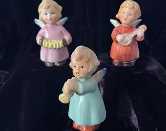 Goebel Hummel Engel Figur Handbemalter Porzellan Weihnachtschormusikant 7,5 cm