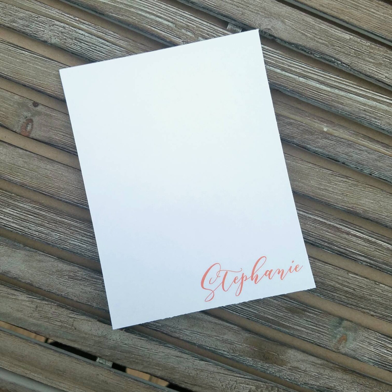 Personalized custom notepad scratch pad gift. 50 sheets 4.25 Etsy.de