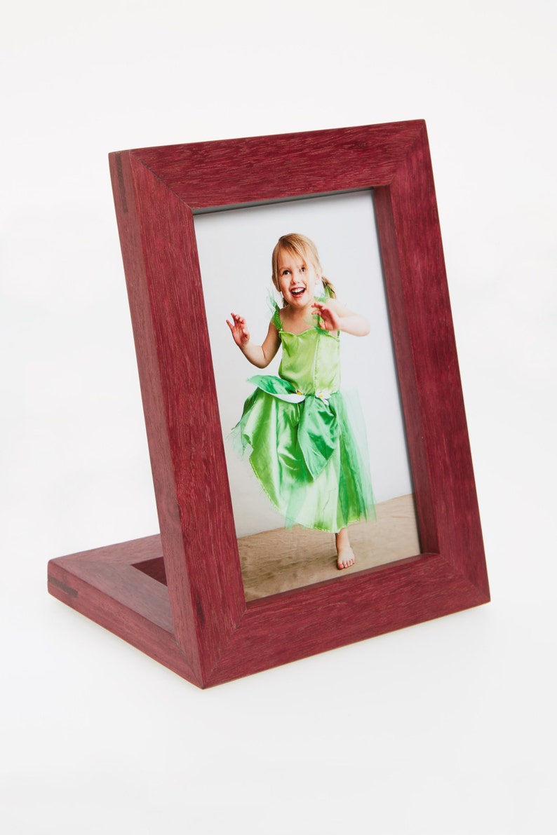 Free Standing Picture Frame Vertical 4x6 Etsy