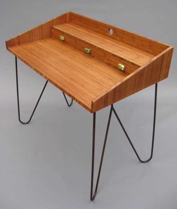 Bamboo Desk Etsy