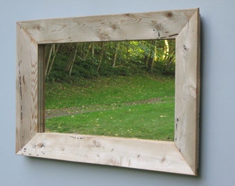 Reclaimed wood mirror