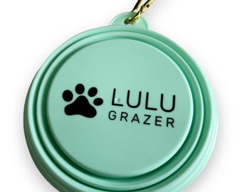 Collapsible Pet Bowl - Dog Bowl - Collapsible Travel Bowl - Gift for Dog Lover - Silicone Travel Bowl for Dogs