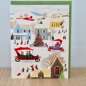 New Vintage Style Christmas Greeting Card by writeables