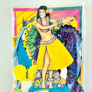 Vintage Biestle Co Hawaiian Party Luau Decorama NOS in Original Package