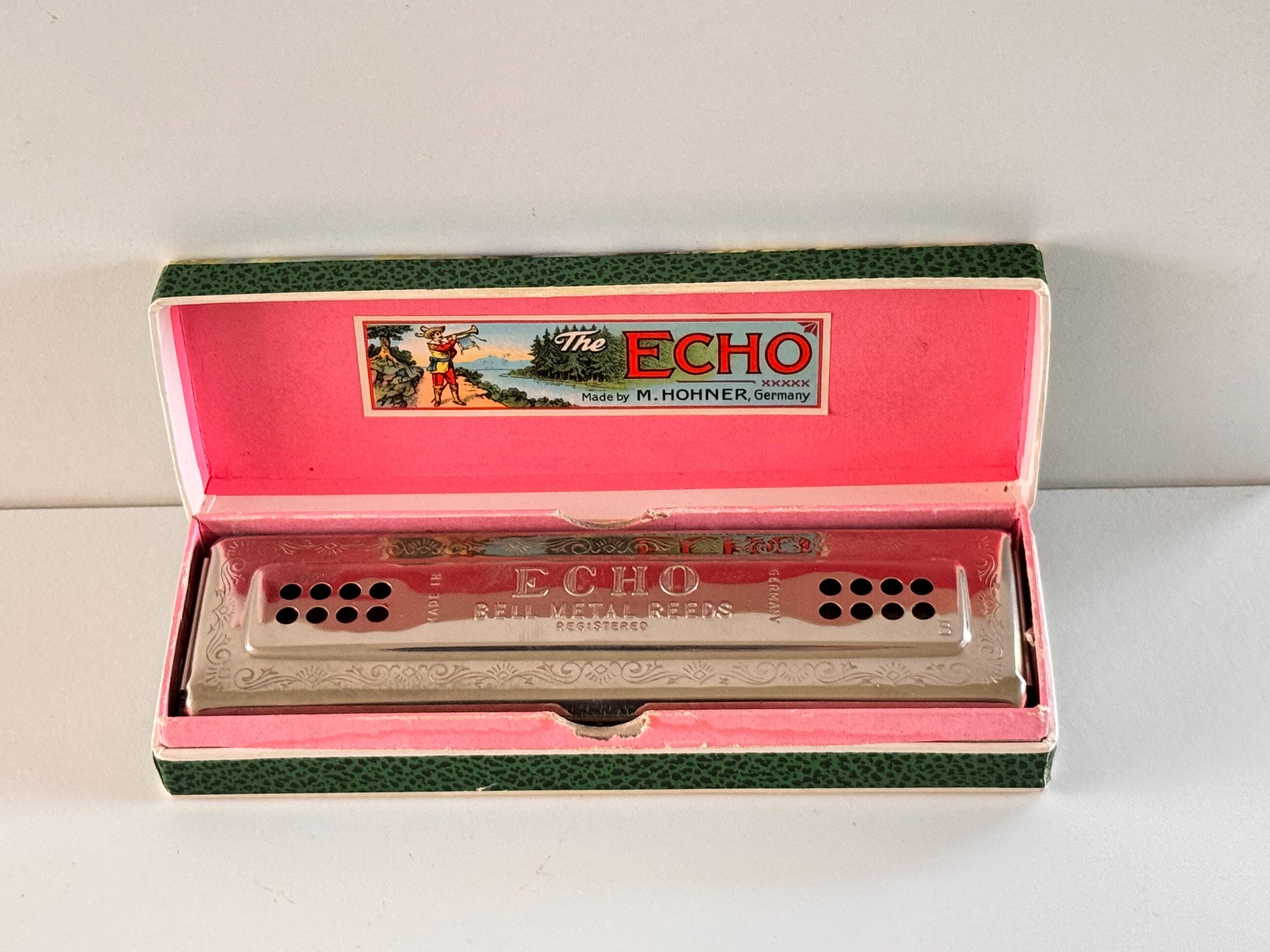 Hohner ホーナー社　ハーモニカ　Echo bell 箱付き ホーナー社 ハーモニカ Echo bell Vintage M Hohner The Echo