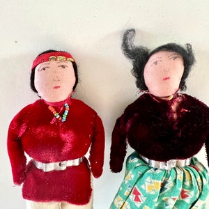 Vintage Navajo Hand Made Dolls