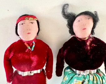 Vintage Navajo Hand Made Dolls
