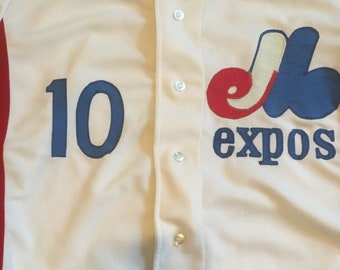 Actual Vintage Montreal Expos Jersey by Ravens Knit Size 