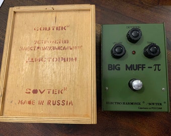 Vintage Electro-Harmonix Sovtek Big Muff Bubble Font Pedal