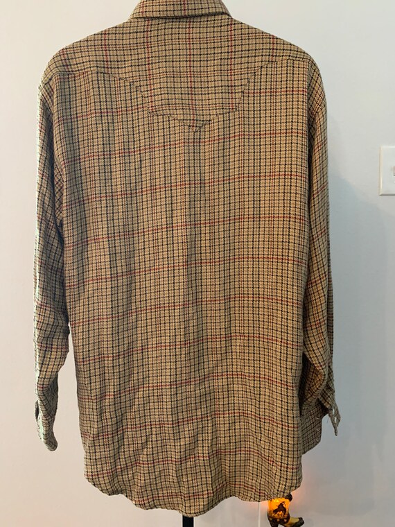 Rockmount Flannel Western Shirt - Size Large - image 3